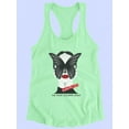 thumbnail image 3 of Butterfly Girl Art Racerback Tank Women -Image by Shutterstock, Female Medium, 3 of 4