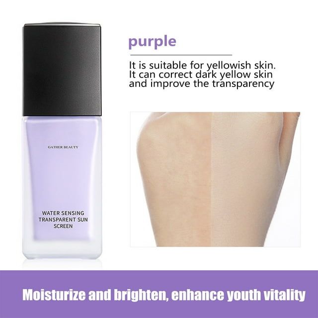 Segregation Creams 30G Water Sensing Translucent Isolation Makeup Primers Female Base Concealer Oil Control Protection Isolation Milk Suitable For Any Skin Type, Pre Makeup Milk
