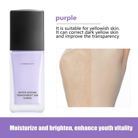 Correcting Face Makeup Primer Segregation Creams 30G Water Sensing Translucent Isolation Makeup Primers Female Base Concealer Oil Control Protection Isolation Milk Suitable for Any Skin Type
