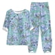 thumbnail image 2 of Puntoco-Conjunto de traje de dos piezas para mujer, top corto con cuello redondo y pantalones informales, estampado de verano, liquidación Puntoco Puntoco-3461, 2 of 5