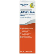 Equate Arthritis Pain Reliever Topical Gel, 1% Diclofenac Sodium (NSAID), 5.29 oz