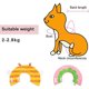 thumbnail image 5 of Lindo collar protector para perros, collar isabelino para gatos, collar cónico ajustable y lavable, collar cónico anti-mordeduras para gatos y perros, fresa-S, 5 of 5