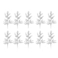 thumbnail image 1 of Cateissary 30 pack/lote decoraciones para árboles de Navidad ramitas de purpurina para decoraciones navideñas divertidas y versátiles DIY plata 30 Uds., 1 of 6