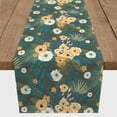 thumbnail image 3 of Creative Products Green Tropical Floral 16 x 90 Cotton Twill Table Runner, 3 of 3