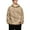 Khaki, variant on Men's Athletic Fleece Hoodie Long Sleeve Warm Pullover with Kangaroo Pocket