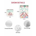 thumbnail image 7 of Easter Kitchen Dish Towels for Drying Dishes Set of 4, Cute Rabbits Eggs Flowers Leaf Butterflies Watercolor Waffle Weave Microfiber Hand Tea Bathroom Towels Quick Dry & Absorbent Towel 12x12, 7 of 7