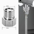 thumbnail image 1 of valve de Contrôle de Toilette valve Unidirectionnelle G1/2 en Acier Inoxydable Débit Interne Externe, 1 of 8