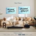thumbnail image 4 of Elephant Stock Dream Big Stripes Wall Art - Horizontal Canvas Wall Art - Living Room Wall Decor - Inspirational And Typography Canvas - Turquoise And Blue Decor - 39" x 26", 4 of 8
