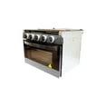 thumbnail image 3 of CL 520RV17BB 17" 3-Burner LP Gas Range - Black, 3 of 3