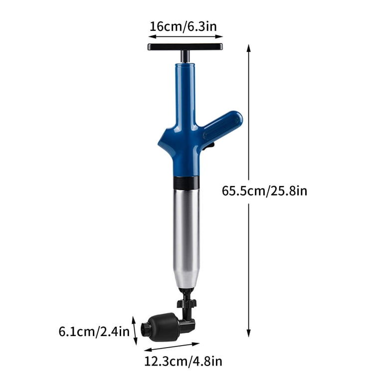 Plungers For Bathroom ZLH HITY Toilet Plunger,High Pressure Air Drain Blaster Kit, Stainless Toilet Snake Drain Clog Remover Plungers For Bathroom ZLH HITY Toilet Plunger,High Pressure Air Drain Blaster Kit, Stainless Toilet Snake Drain Clog Remover