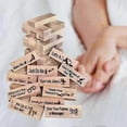 thumbnail image 2 of 48pcs Super Naughty Block Tower Game Funny Couple Stacking Tower With Truth Or Dare Questions And Challenges Games Valentine Tumbling Tower Stacking J, 2 of 5