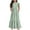 Green, variant on WFJCJPAF ! School Uniform Girls Dress Wonder Nation Fashion Girls Summer New Short Sleeves Round Neck Casual Printing Dress - Green - 6 Years