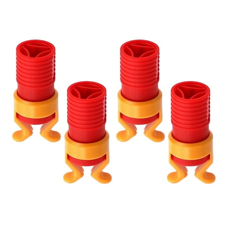 

4 Pcs Screw Clip Screwdriver Woodwork Clamper Twist by Hand Woodworking Tool Red Abs Plastic