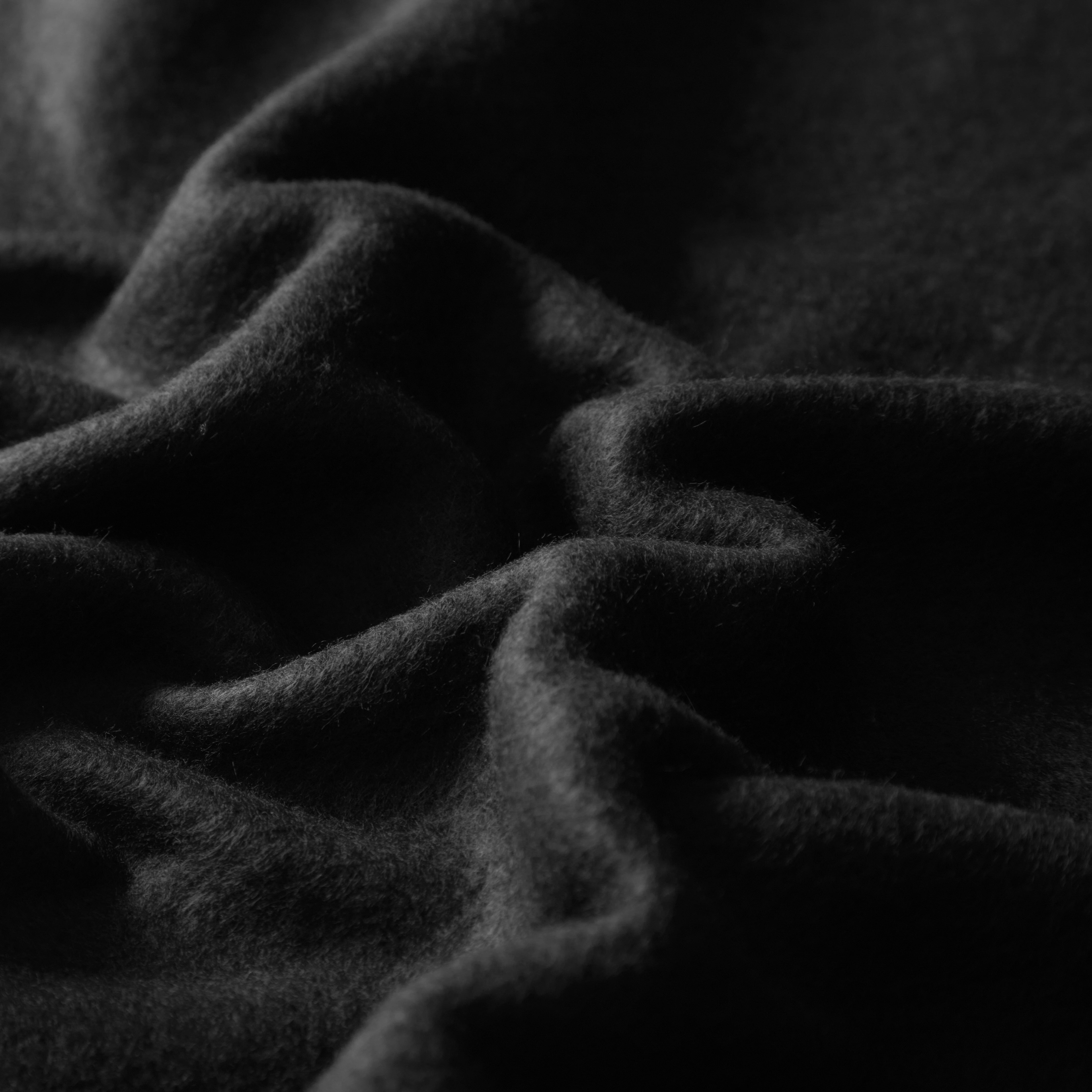 (2 pack) Mainstays Black Fleece Throw Blanket 50" x 60" All Ages