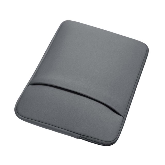 Bolsa portátil a prueba de golpes para ordenador portátil, funda de transporte con cremallera de ocio, organizador multifunción para teléfono Juegos de teclado y mouse para computadora gris