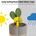 thumbnail image 3 of Fruit Fly Traps Fungus Gnat Traps Yellow Sticky Bug Traps 40Pcs No Harm and Odorless for Indoor Outdoor Use Protect The Plant, 3 of 6