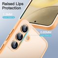thumbnail image 5 of JETech Matte Case for Samsung Galaxy S24 5G, Frosted Translucent Back Protective Slim Phone Cover, Anti-Fingerprints (Sandstone Orange), 5 of 6