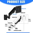 thumbnail image 5 of Adjustable Cantilever Wall Mount For 17 32Inch Monitors Metal Monitor Wall Mount Arm Space Efficient Design, 5 of 9