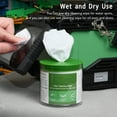 thumbnail image 3 of Fiber Optic Cleaner Tool, Portable Easy Tearing Dry Wet Dual Use Dust Free Fiber Optic Clean Wipe Wide Application  For Instrument, 3 of 8