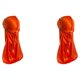 thumbnail image 2 of sweethay Headwraps Estilos bohemios Colores surtidos Sombrero de pirata de cola larga Equipos de bicicleta A prueba de viento Cómodos gorros de naranja tamaño libre 2Conjunto, 2 of 6