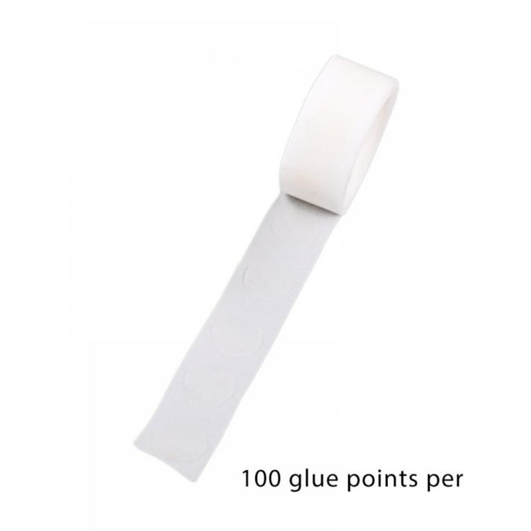 FEMITOM Glue Point Clear Balloon Glue Removable Adhesive Dots Double Sided Dots of Glue Tape for Balloons for Party or Wedding Decora