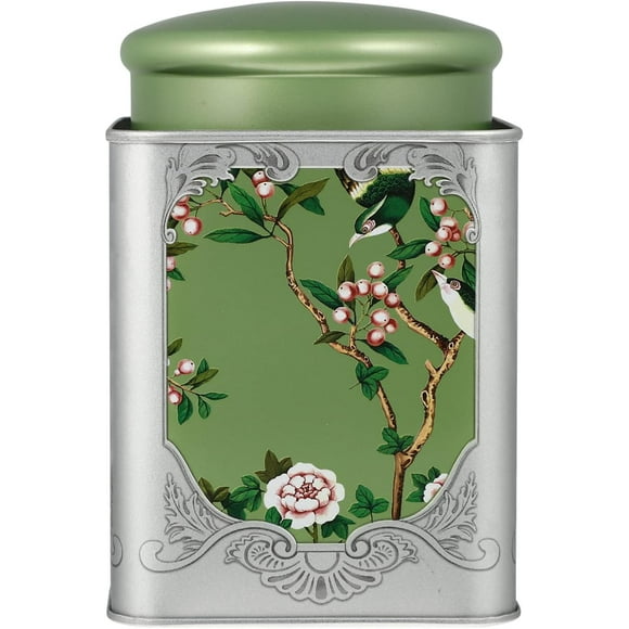 Tea Canister Airtight Loose Tea Canisters Metal Tinplate Empty Tins Chinese Style Tea Jars Coffee Tin for Dry Food Coffee Sugar Storage
