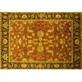 thumbnail image 1 of Ahgly Company Indoor Rectangle Oriental Yellow Traditional Area Rugs, 5' x 8', 1 of 4
