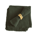 thumbnail image 1 of 8 Pack de servilletas de tela individual para mesa, de lino 100% algodón MACAR  Servilletas de tela militar, 1 of 5