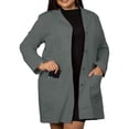 thumbnail image 5 of Panda Uniform by HeedFit Women Custom Lab Coat for Doctors X-L Grey, 5 of 8