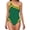 #099-Green, variant on Roncen Swimsuits for Women Two Piece Tankini Bathing Suit with Skirt 2026 V-Neck Tummy Control Swimwear