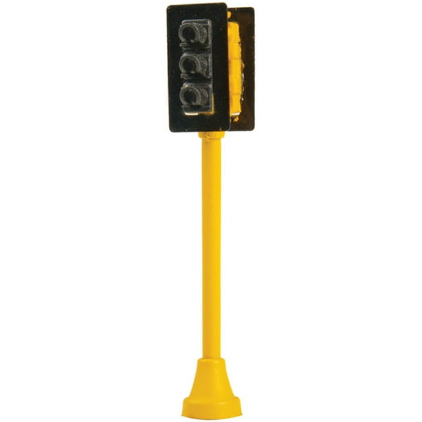 Walthers SceneMaster HO Scale Traffic Signal Light Double Sided on Pole