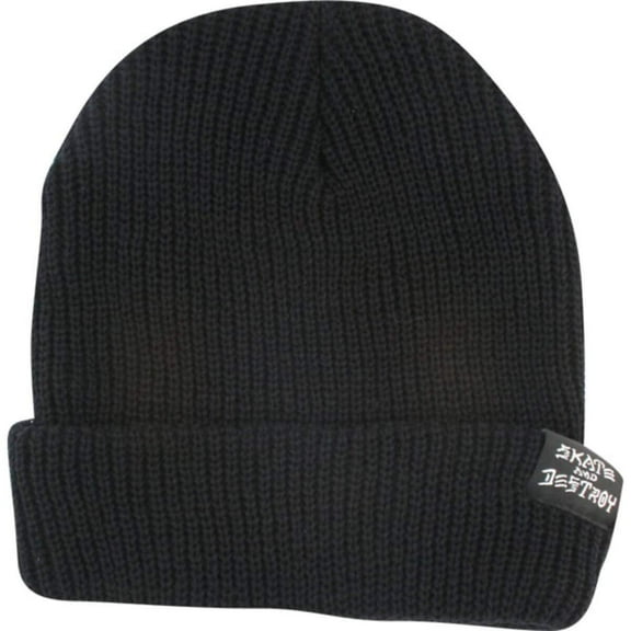 Thrasher Skate Goat/Skate & Destroy Beanie - Black