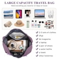 thumbnail image 6 of Gynky Travel Duffle Bag Weekender Bags for Women with Shoe Compartment Carry on Overnight Bag Gym Duffel Bag with Wet Pocket Hospital Bags for Labor and Delivery, 6 of 8