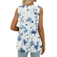 thumbnail image 4 of Giftesty Tank Tops for Women Fashion Women's Spring/Summer Solid Color Casual V-Neck Sleeveless Top Tank Top, 4 of 6