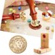 thumbnail image 5 of Cuadros Decorativos Star Moon antiguo lacre cabeza de sello de cera para invitaciones Scrapbooking DIY Craft JShteea Nuevos Originales, 5 of 9