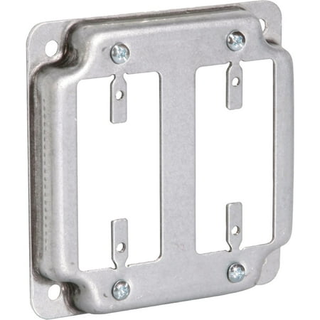 

Hubbell Raco 2-GFCI Square Device Cover 5 Cu. In.
