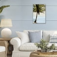 thumbnail image 2 of Stupell Industries Honduras Coast Palm Tree Gray Framed Giclee Art design by Natalie Carpentieri, 18 x 12, 2 of 8