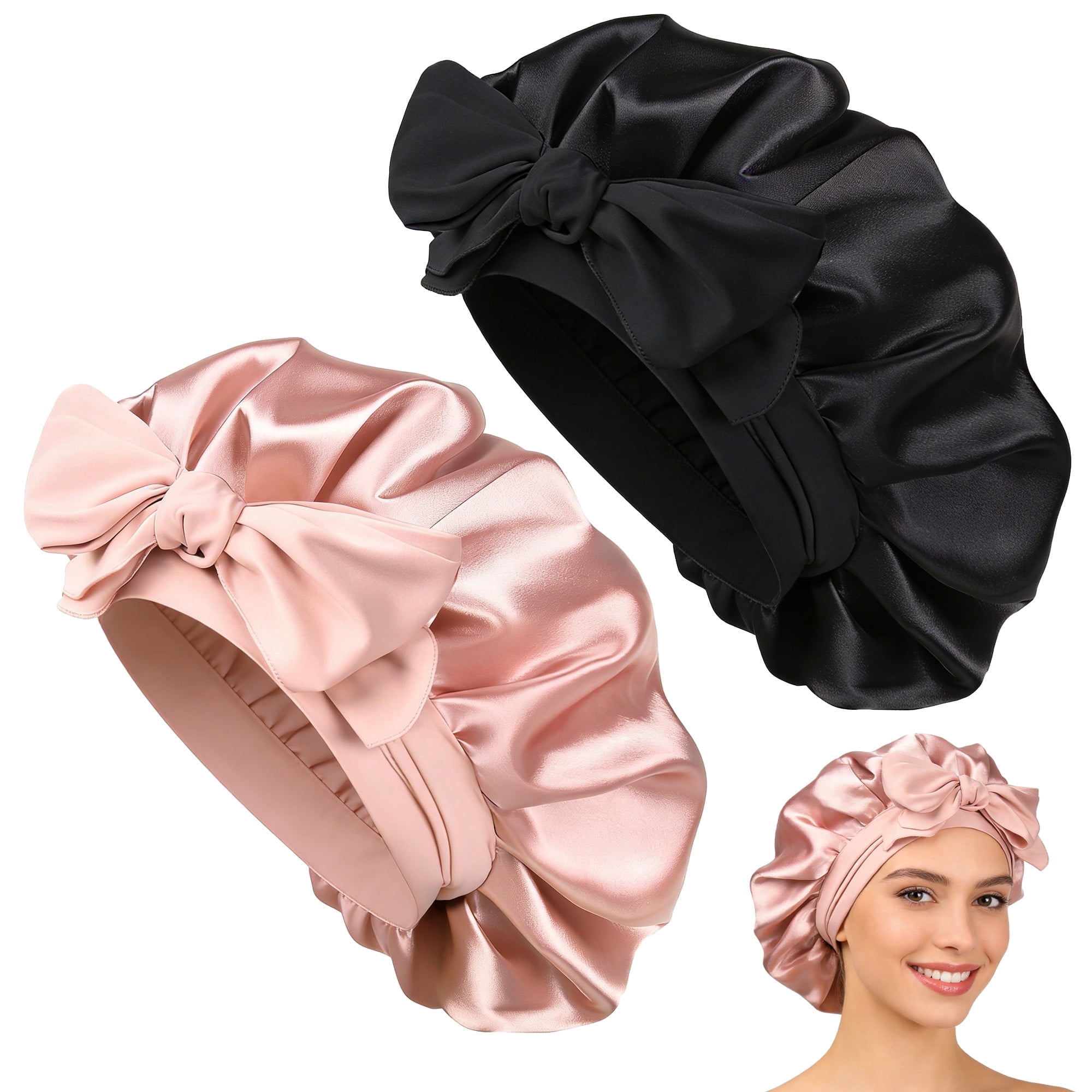 Goody x Lee Satin Bonnet, Damage Defense for All Hair Types, 1