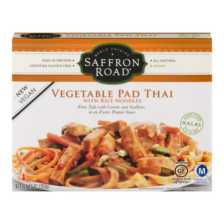 Saffron Road Vegetable Pad Thai With Rice Noodles, 10.0 OZ