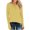 01 Yellow, variant on fanshangmao Fall Pullover for Women Solid Color Long Sleeve Shirts for Women Long Sleeve Fall Shirts for Women