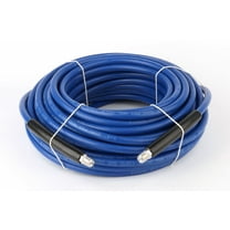 Schieffer 3000 PSI 1/4" x 150' Blue Non Marking Carpet Cleaning Hose 250 Degree