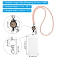 thumbnail image 2 of Uxcell Rhinestone Lanyard Crystal Retractable Keys Strap Keychain Champagne Color 1 Set, 2 of 6