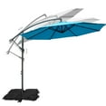 thumbnail image 6 of Kozyard 10 ft. Offset Cantilever Hanging Outdoor Patio Umbrella (120'' Dia x 91''H Blue), 6 of 7