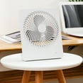 thumbnail image 5 of Needhep Foldable Desk Fan With Base,Small Battery Operated Fan, Remote Fans for Bedroom, Quiet Room Fan, Small Clip Fan (white), 5 of 9