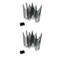 thumbnail image 4 of Yuarrent Decoración de gasa de tela espeluznante de hilo negro DIY para Halloween para ventana, , puerta, casa, decoración de red, accesorios Type1 NO1, 4 of 6