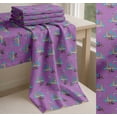 thumbnail image 6 of Soimoi Purple Cotton Cambric Fabric Clock Tower,Airplane & Forklift Truck Transport Printed Craft Fabric by the Yard 56 Inch Wide, 6 of 7