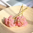 thumbnail image 4 of Artificial Rice Seed Fruit Flower Rustic Fake Flower Wedding fake floral decor artificial Party Floral Decor Home Ornament, Light Pink, 4 of 6