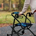thumbnail image 4 of Jiueut Flower Galaxy Rollator Walker Seat and BackRest RollBar Covers Set for Seniors 2 Piece Universal Rollator Walker Seat and Backrest Covers Driving Aid Cover, 4 of 7