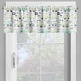 thumbnail image 2 of Ambesonne Cartoon Valance Pack of 2, Traffic Cars Beep Driving, 54"X18", Dark Grey and Pale Green, 2 of 5