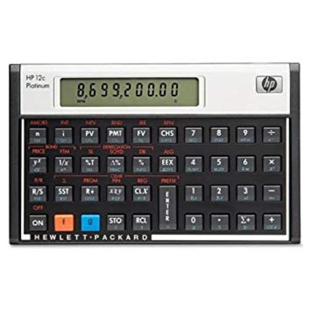 Calculadora Financiera HP 12c Platinum -130 Funciones
